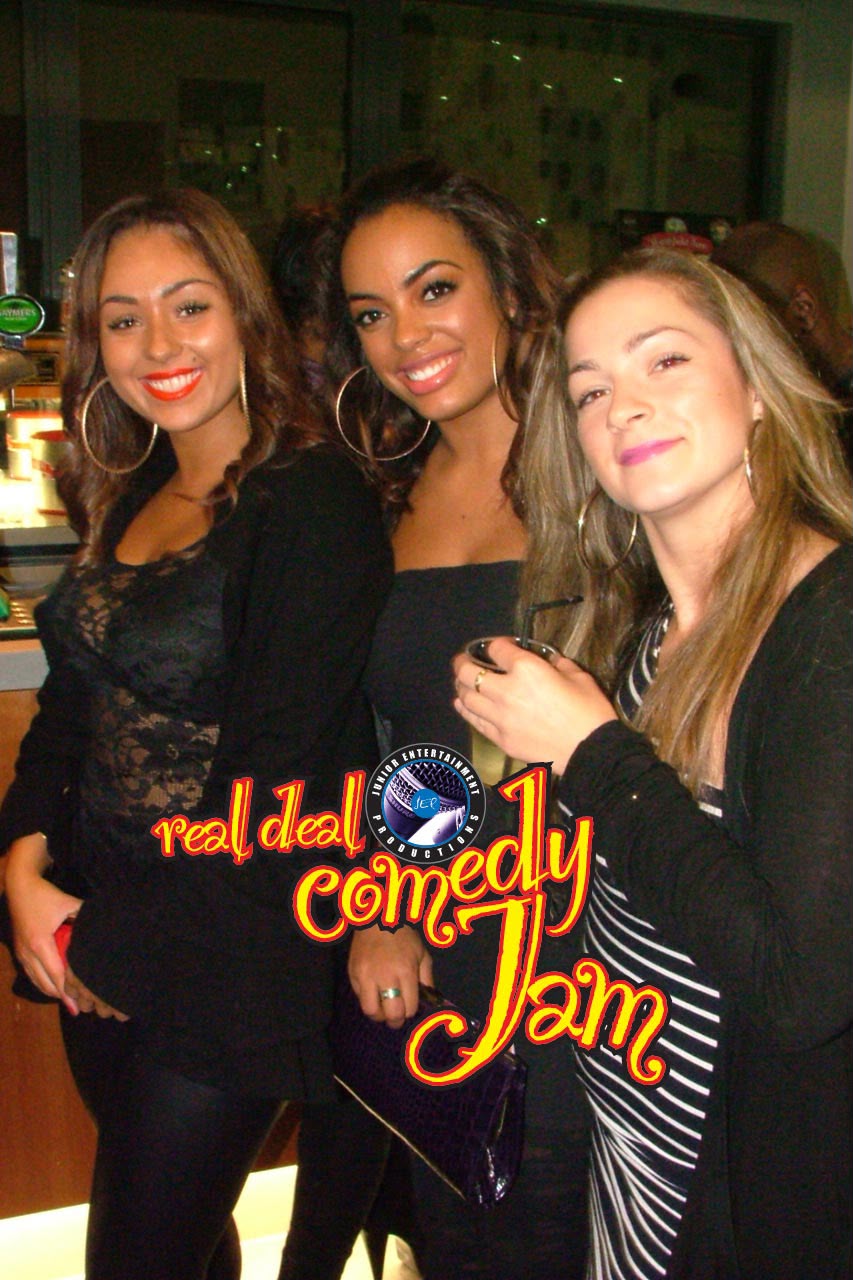 Three guests posing at a Unify Africa Entertainment night